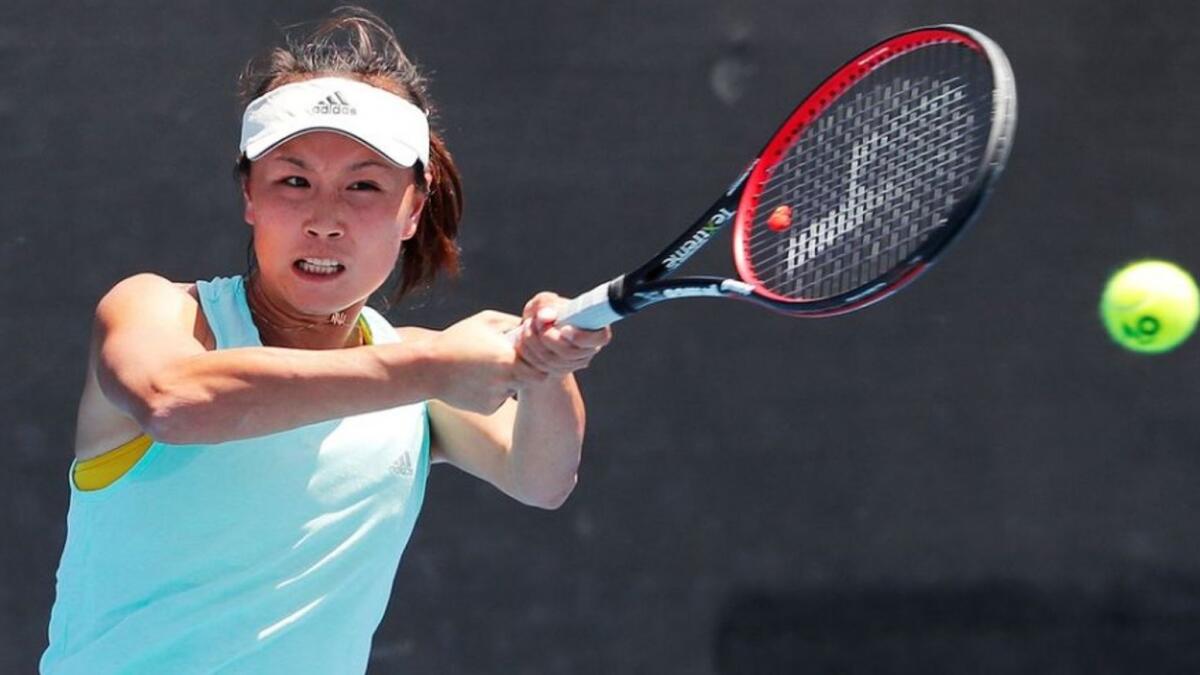 Chinese tennis player Peng Shuai. (Reuters)