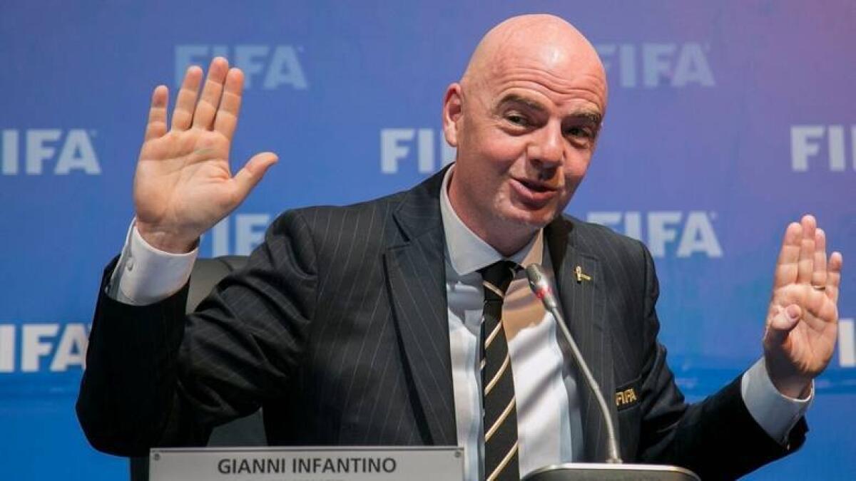 Fifa president Gianni Infantino insisted there would be strict controls on how the money is spent. - AFP file