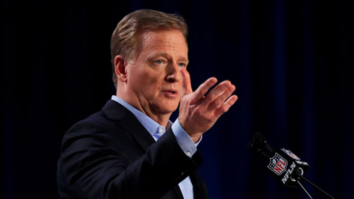 NFL commissioner Roger Goodell says league family 'greatly saddened' by death of unarmed black man George Floyd at hands of police and violent protests that have followed. -- AFP