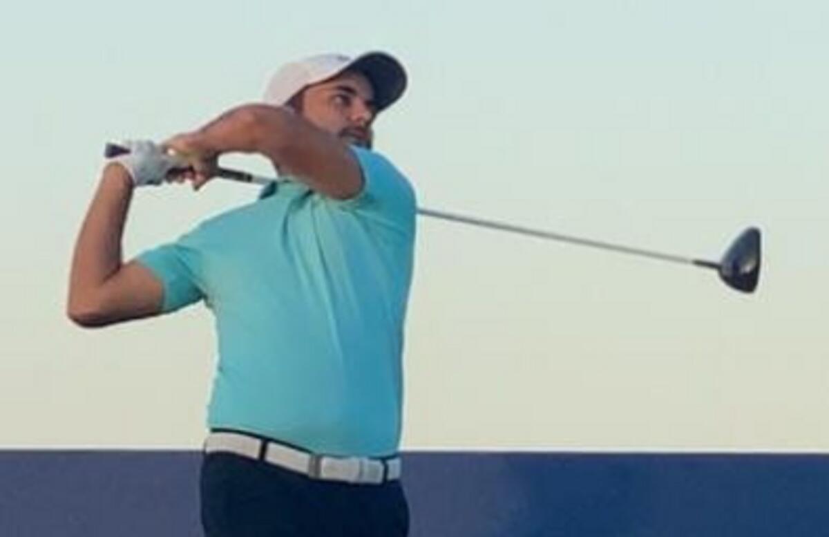 UAE's Ahmad Skaik, is among several entries for the The Challenge Tour at the Al Ain Equestrian, Shooting and Golf Club. - Instagram