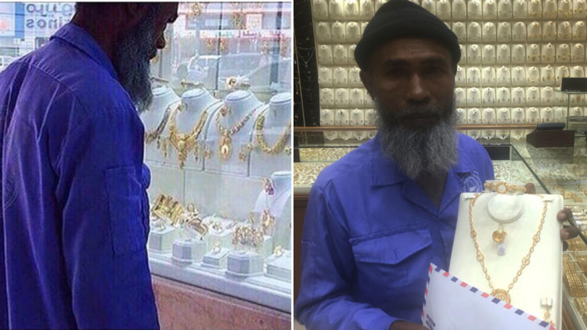 Worker mocked for staring at gold showered with gold set, gifts