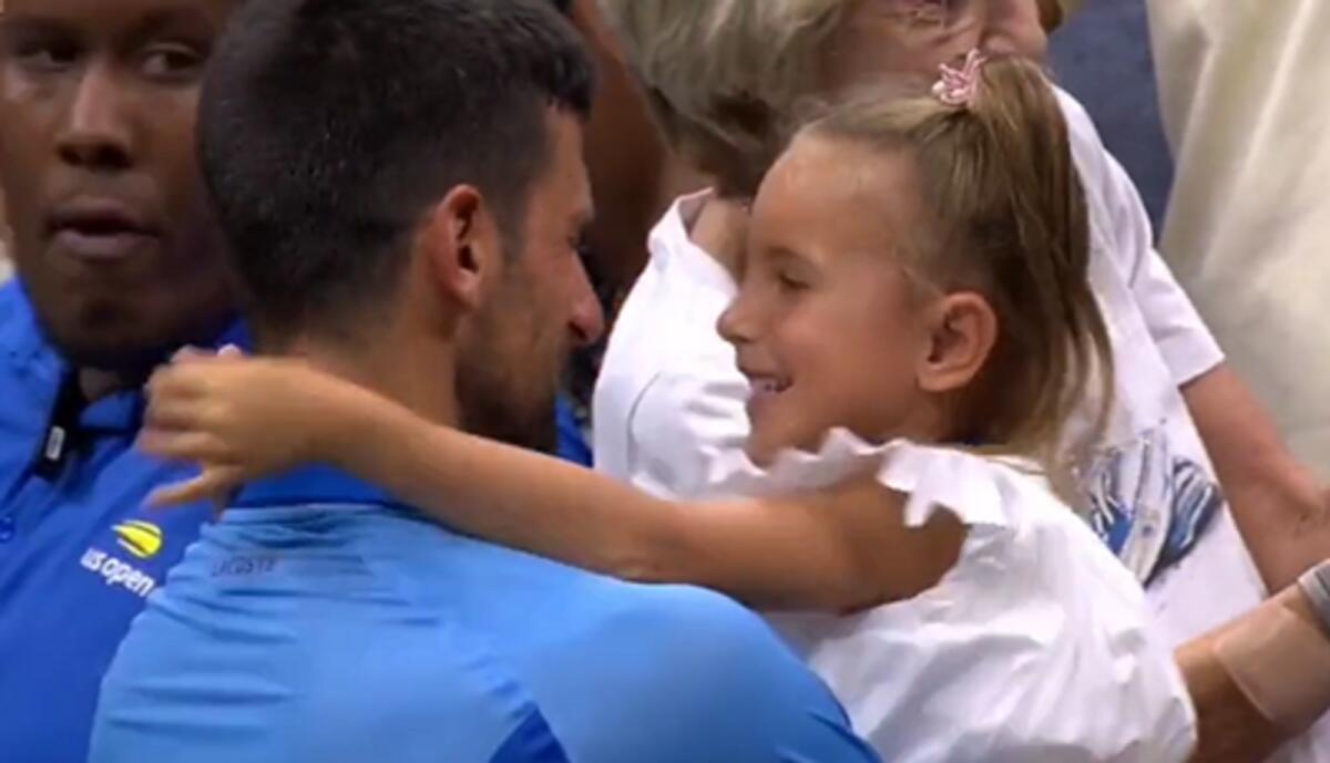 In his post-match press conference, Djokovic shed some light on his celebrations with his daughter.
