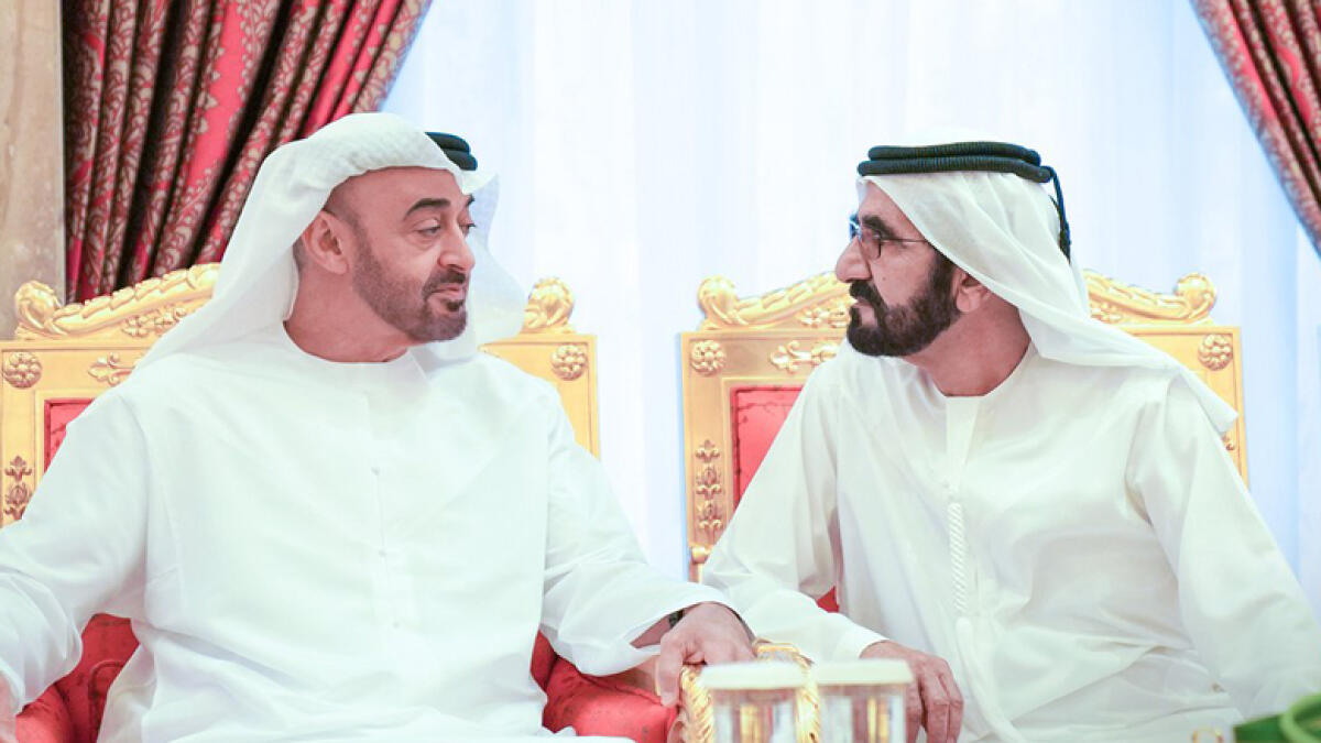 Photos: Sheikh Mohammed receives Abu Dhabi Crown Prince in Dubai