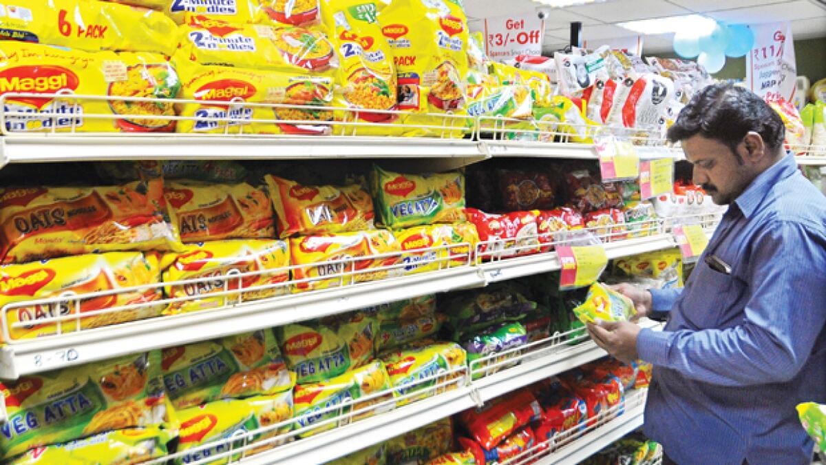 Packets of Maggi noodles