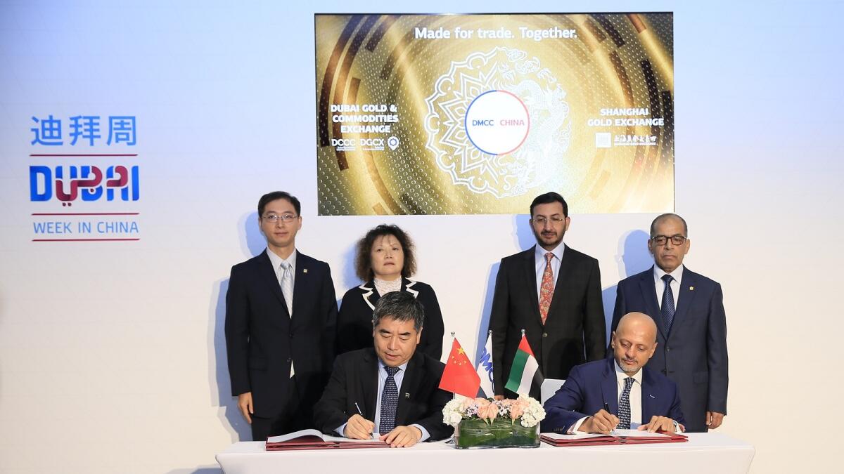 DMCC signed three partnerships. Dubai Gold and Commodities Exchange obtained a license from Shanghai Gold Exchange to list Shanghai Gold Futures and signed an signed an agreement with Agricultural Bank of China for it to become the first market maker, while DMCC signed an agreement with Mega Capital Halal for the export of up to 130,000 tonnes of coffee beans from Yunnan State Farms Group.