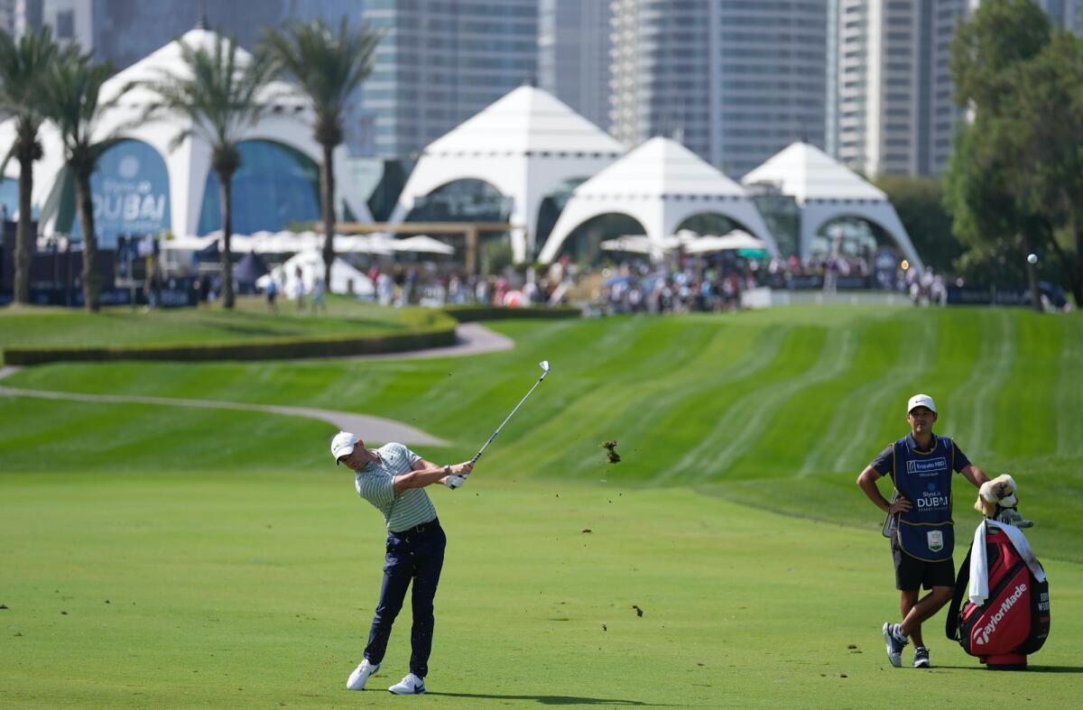 The Emirates Golf Club will be open only to the players, the caddies, officials and the media on Thursday. — AP File
