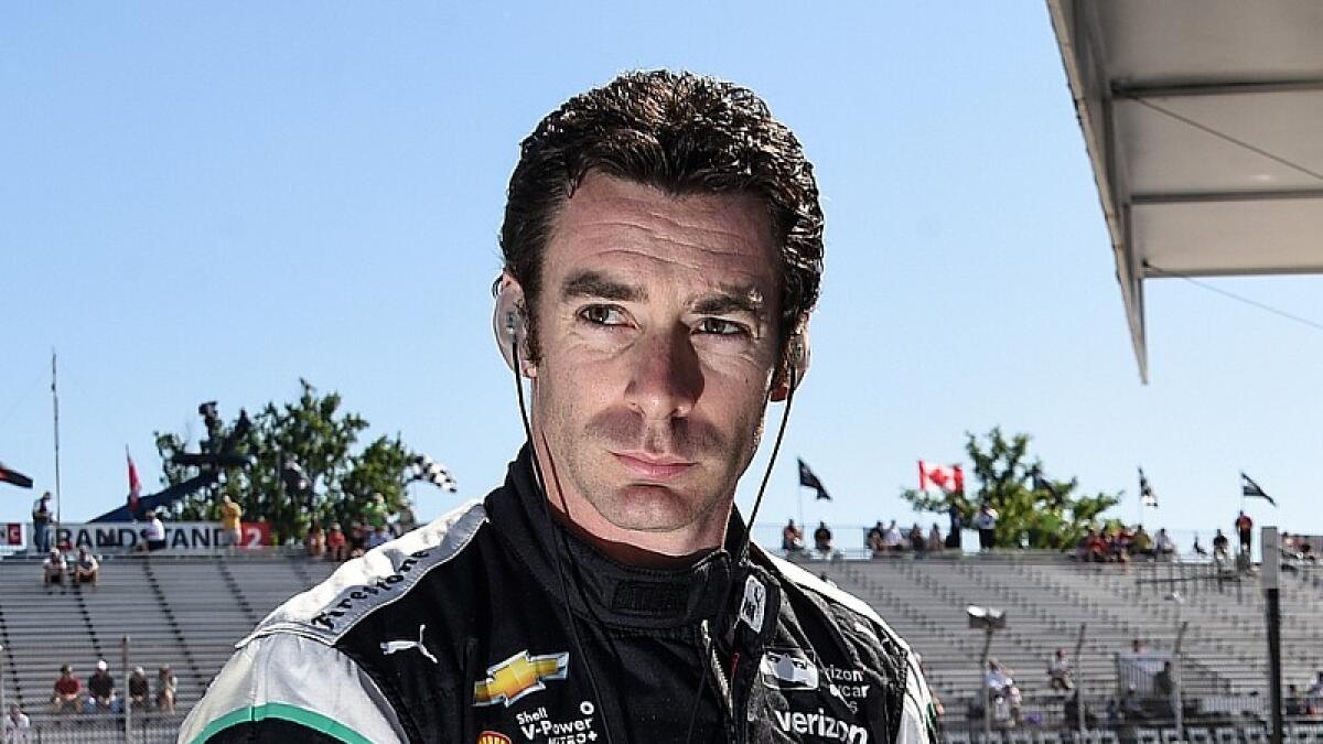 Pagenaud swept to the front and held off the charge of New Zealand veteran Scott Dixon