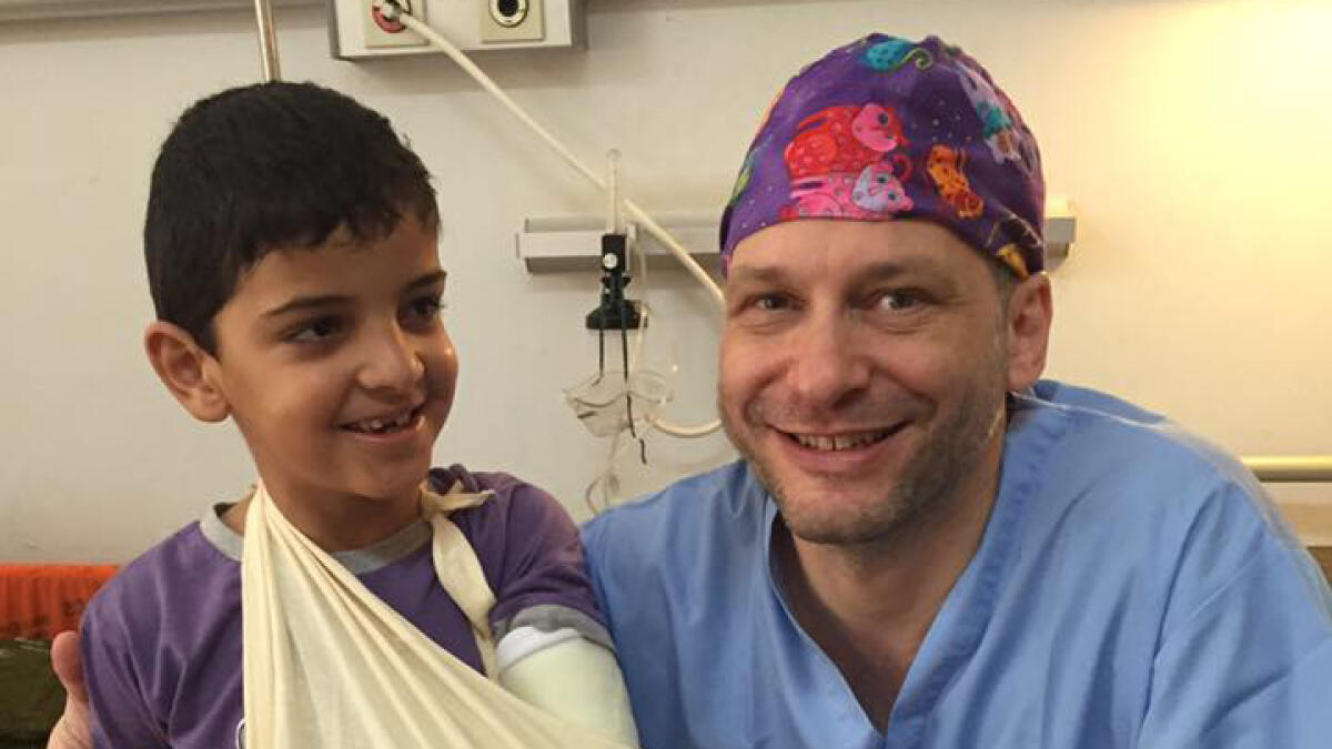 Meet the Dubai doctor who cures warzone children