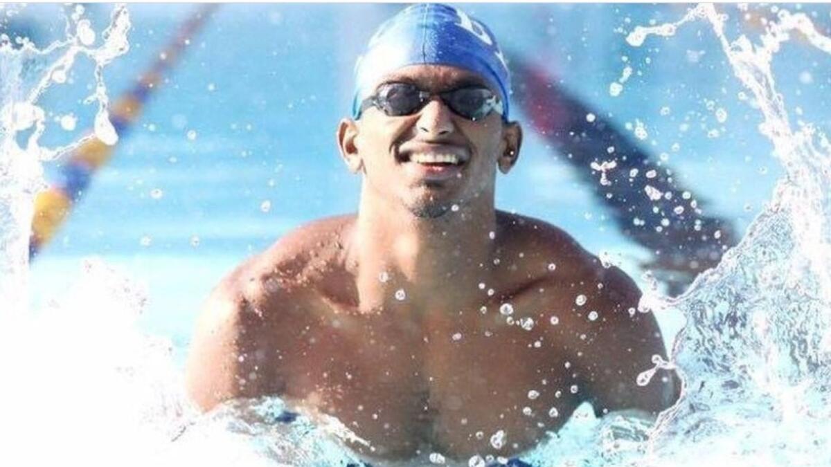 Indian swimmer Sajan Prakash has been training at the Aqua Nation Sports Academy (ANSA) in Dubai since last year. (MyGovIndia Twitter)