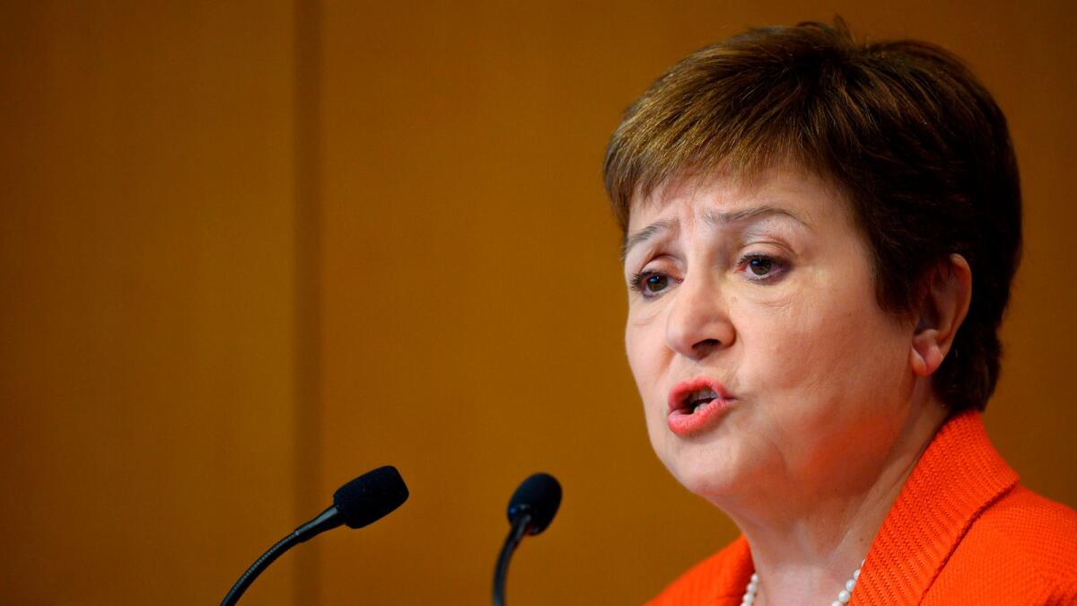 Kristalina Georgieva, who has strongly denied the accusations, will appear in person before the board on Tuesday, the day she is to deliver a virtual speech about the IMF and World Bank annual meetings October 11-17. — AFP file photo