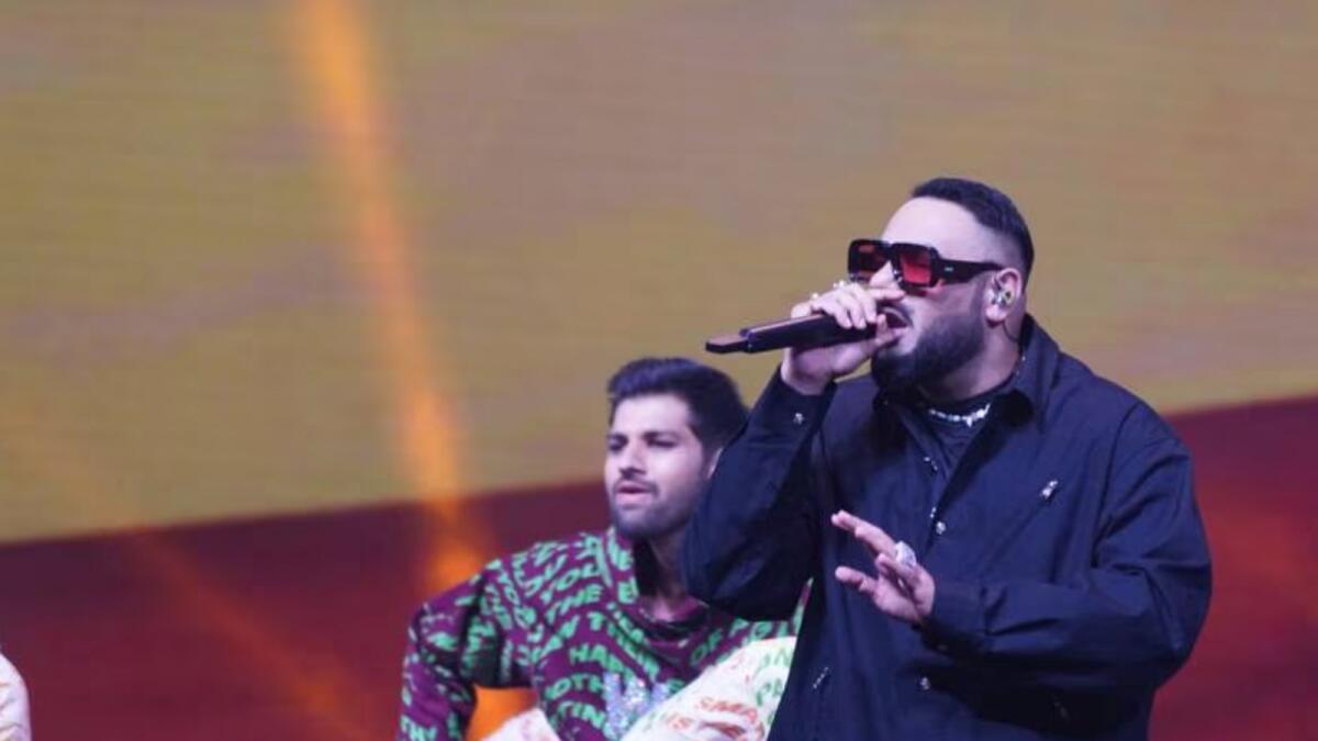 Rapper Badhsah rocks the stage