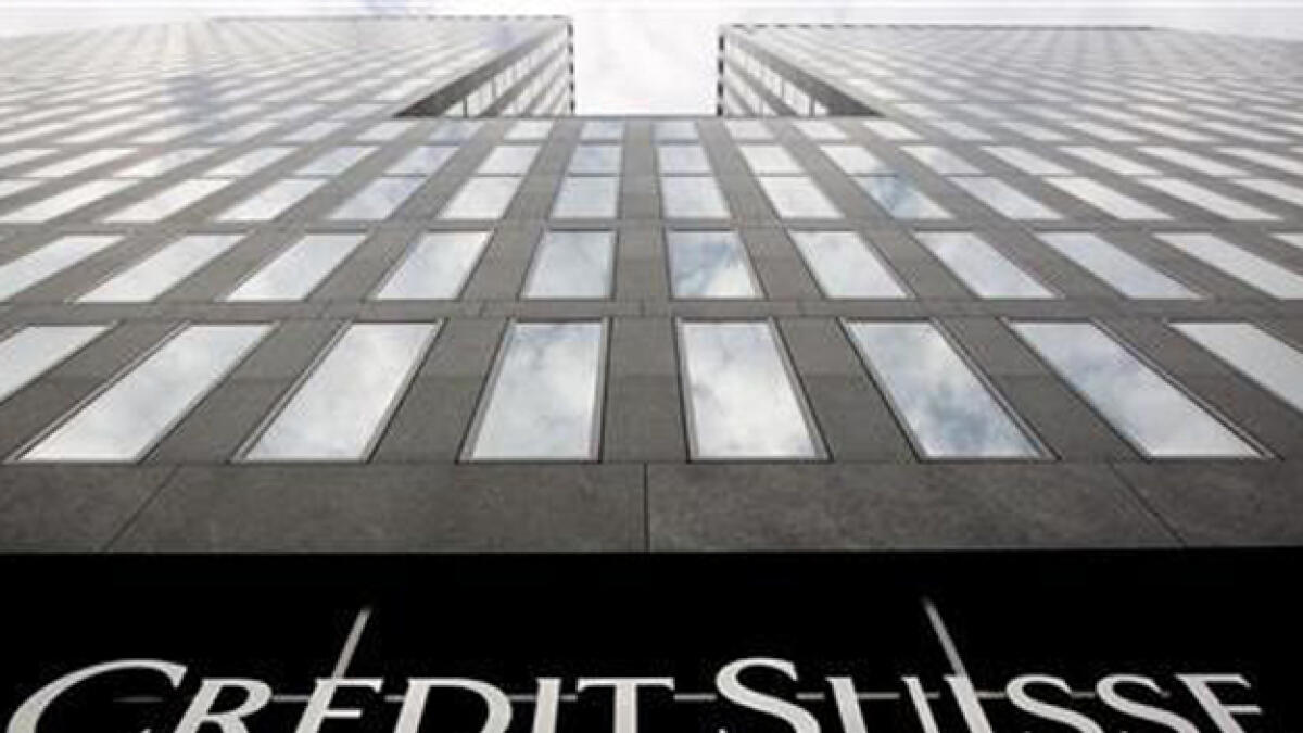 The bank's announcement prompted a 24 per cent rise in Credit Suisse shares.