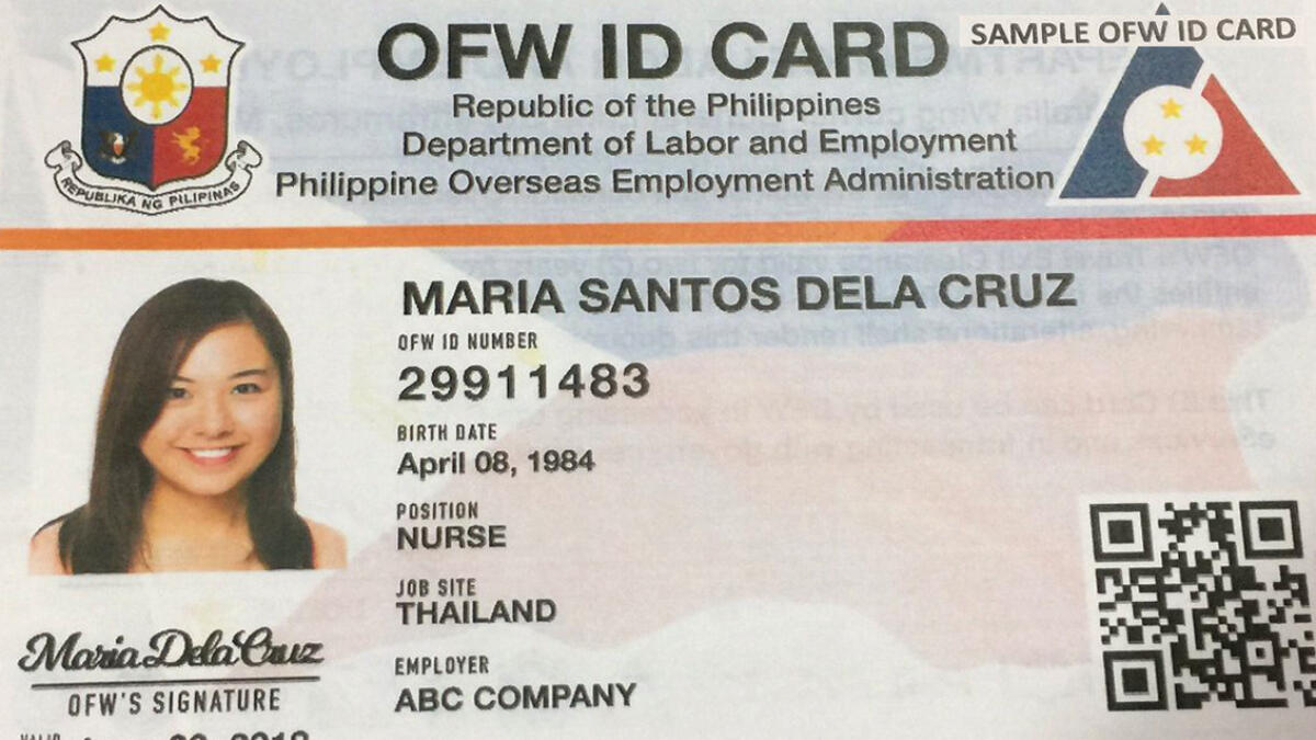 OEC is gone, but UAE Filipinos have to wait for new OFW IDs