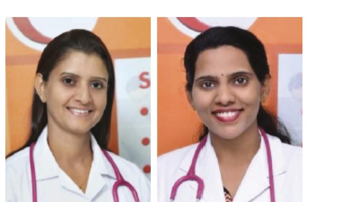 From left: Dr. Vidula Sharma, Gynaecologist; and Dr. Sushama Kumar, Dentist