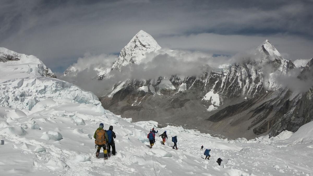 Three Indian climbers die on crowded slopes of Mount Everest