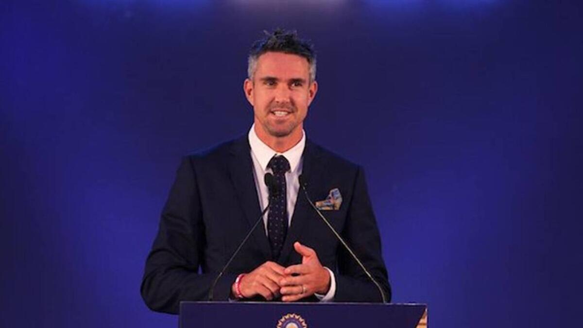 Kevin Pietersen is frustrated by the limited action so far in the WTC final. — Twitter