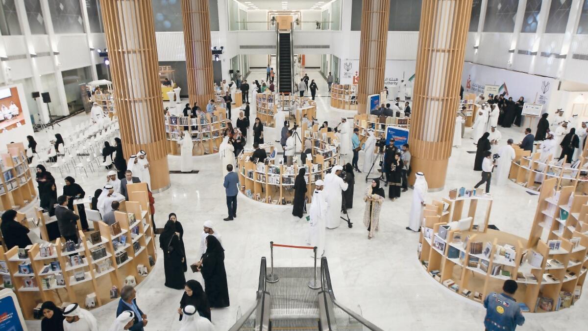 FILE. The first Emirati Book Fair (EBF) in Sharjah, showcasing the literary heritage of the UAE.- Photo by M. Sajjad