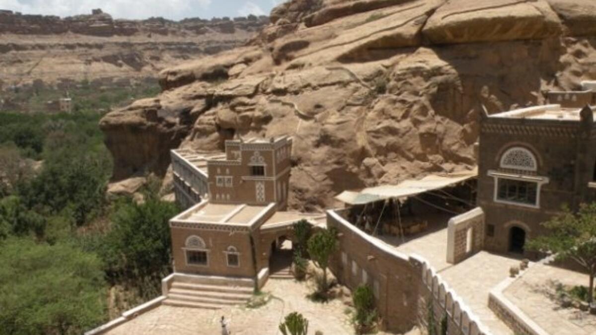 A glimpse of Dar al Hajjar, the Rock Palace in Yemen. Photo: Mahwash Ajaz