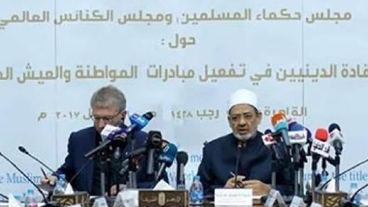Religious leaders to promote peaceful coexistence in Cairo conference