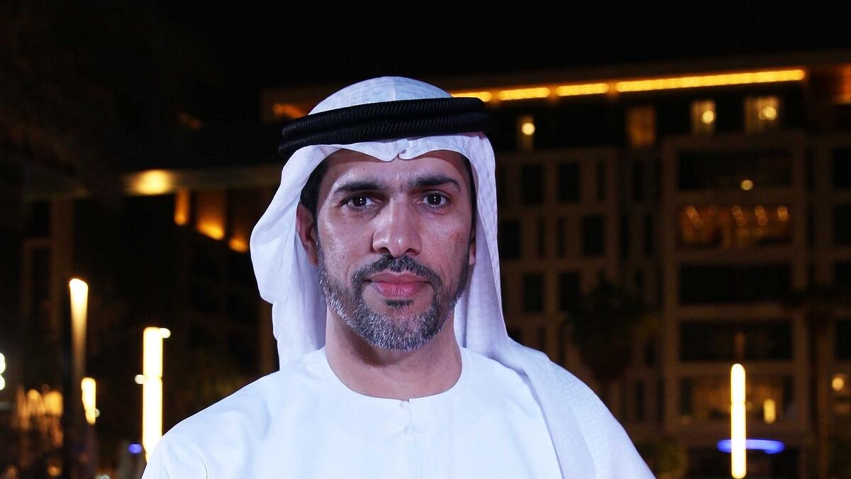 Mattar bin Lahej , who is an inspiration to budding Emirati artists.-Photo by Juidin Bernarrd