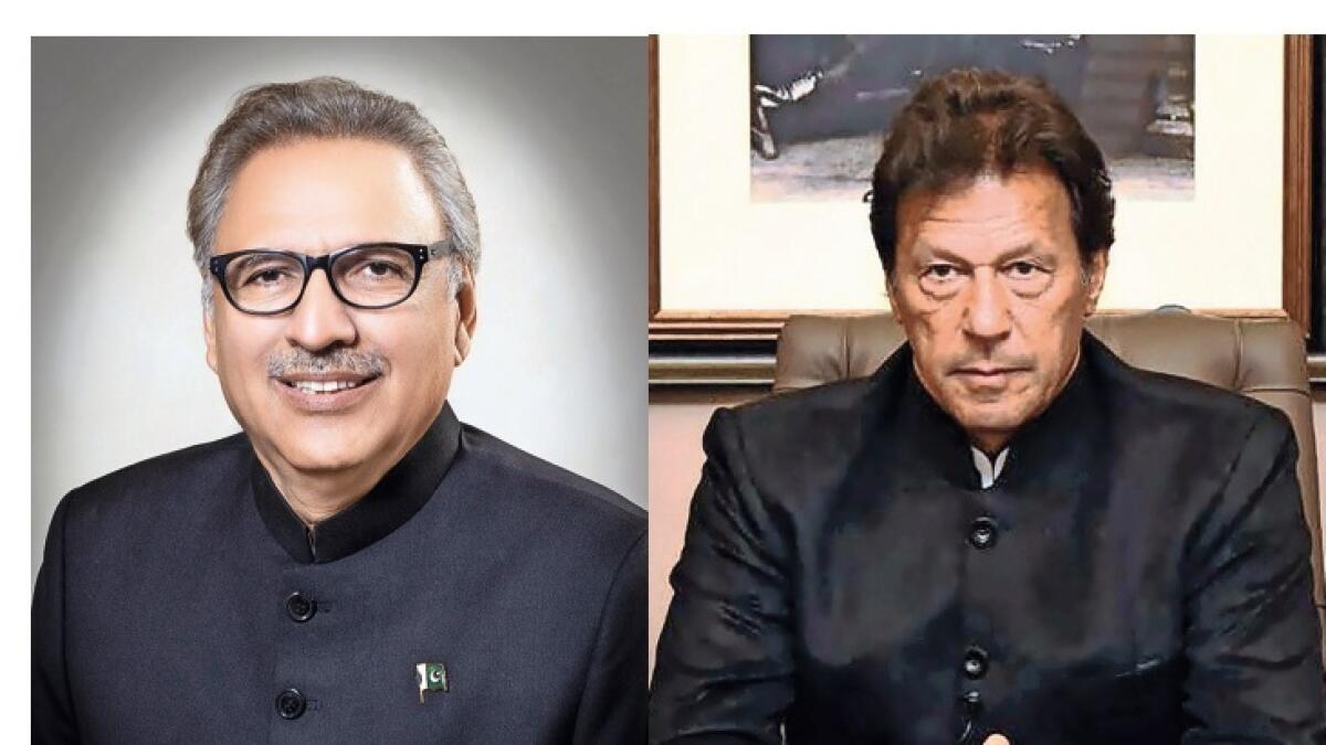 President Dr Arif Alvi and Prime Minister Imran Khan of The Islamic Republic of Pakistan