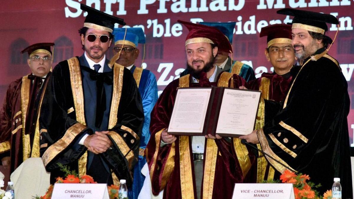 Shah Rukh Khan finally gets his university degree