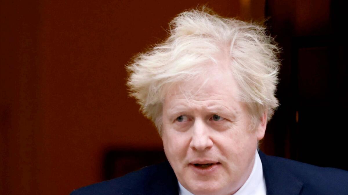 Boris Johnson. — AFP