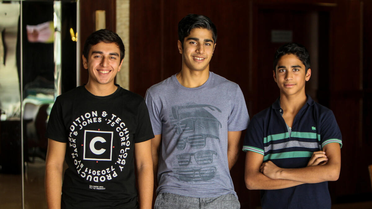 Three Dubai teenagers aim to make a mark in world of squash