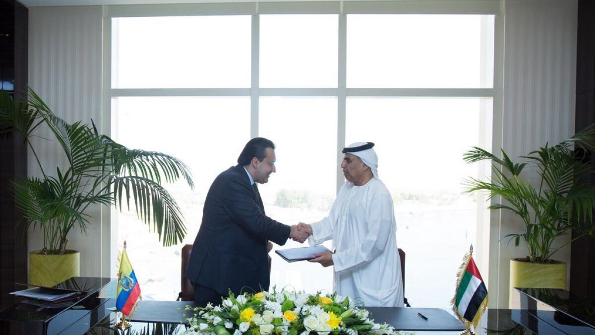 UAE and Ecuador ink  agreement