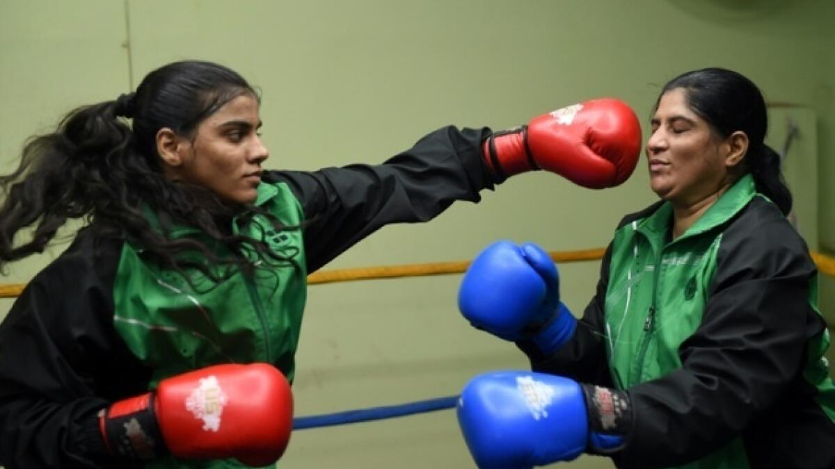 Meet Pakistans mother-daughter boxing duo