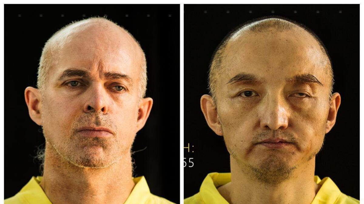 This combination of undated photos taken from the Daesh groups online magazine Dabiq purports to show Ole Johan Grimsgaard-Ofstad, 48, from Oslo, Norway, left, and Fan Jinghui, 50, from Beijing, China. 