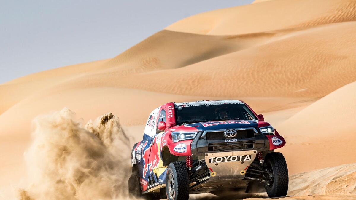 Nasser Al Attiyah during the final day of the event. — Supplied photo