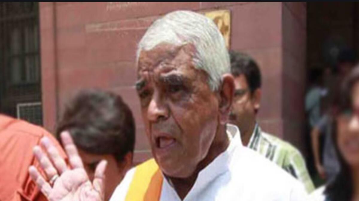 Veteran BJP leader, Madhya Pradesh chief minister, Babulal Gaur 