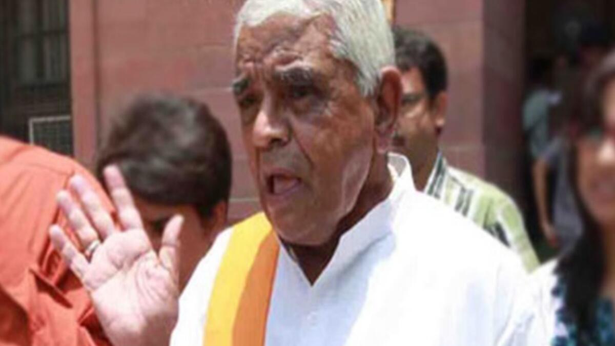 Veteran BJP leader, Madhya Pradesh chief minister, Babulal Gaur 