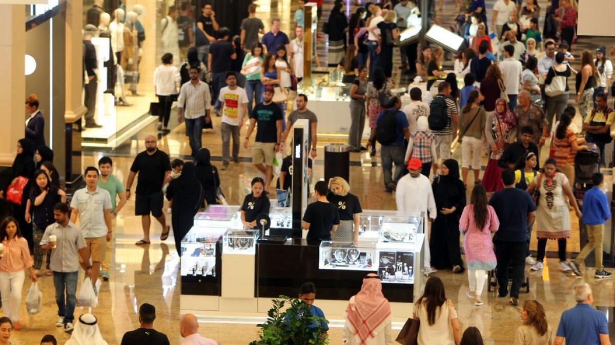 Shoppers on a roll in Dubai