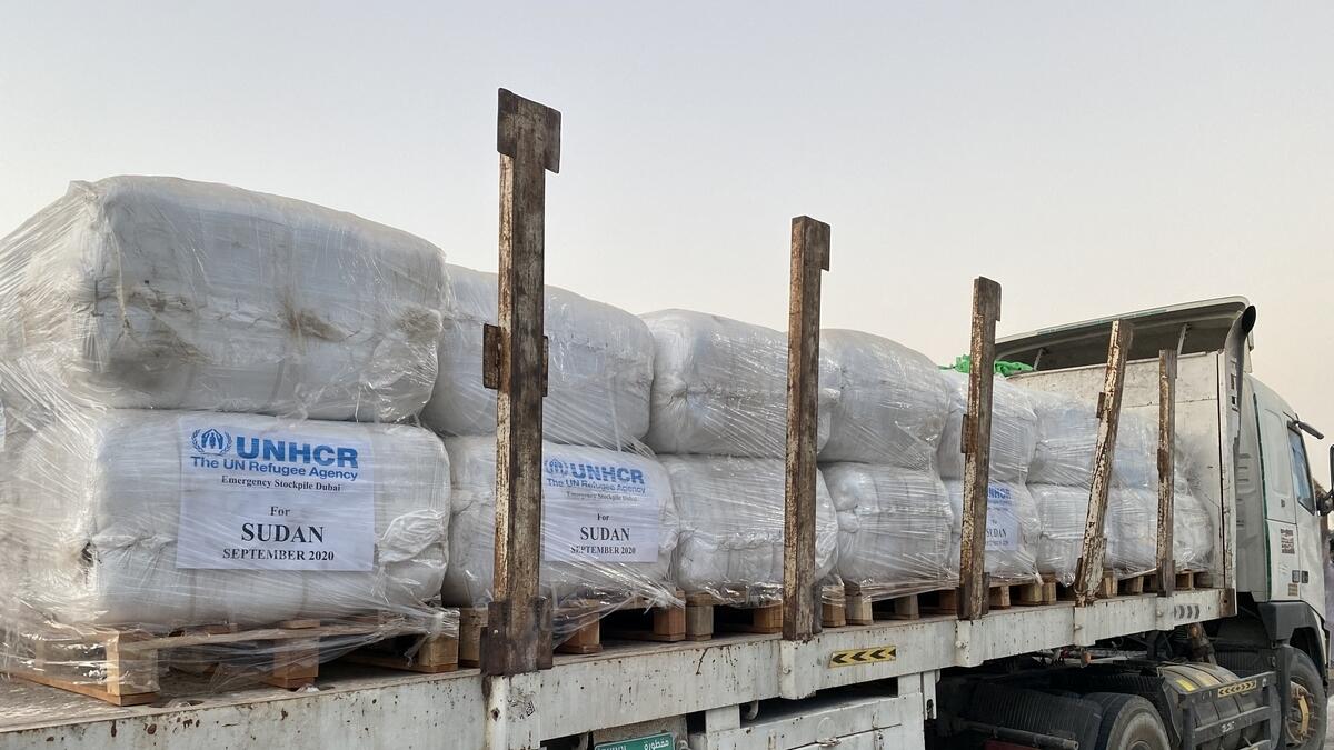 Emergency aid, Dubai, dispatched, assist, Sudan, flood victims