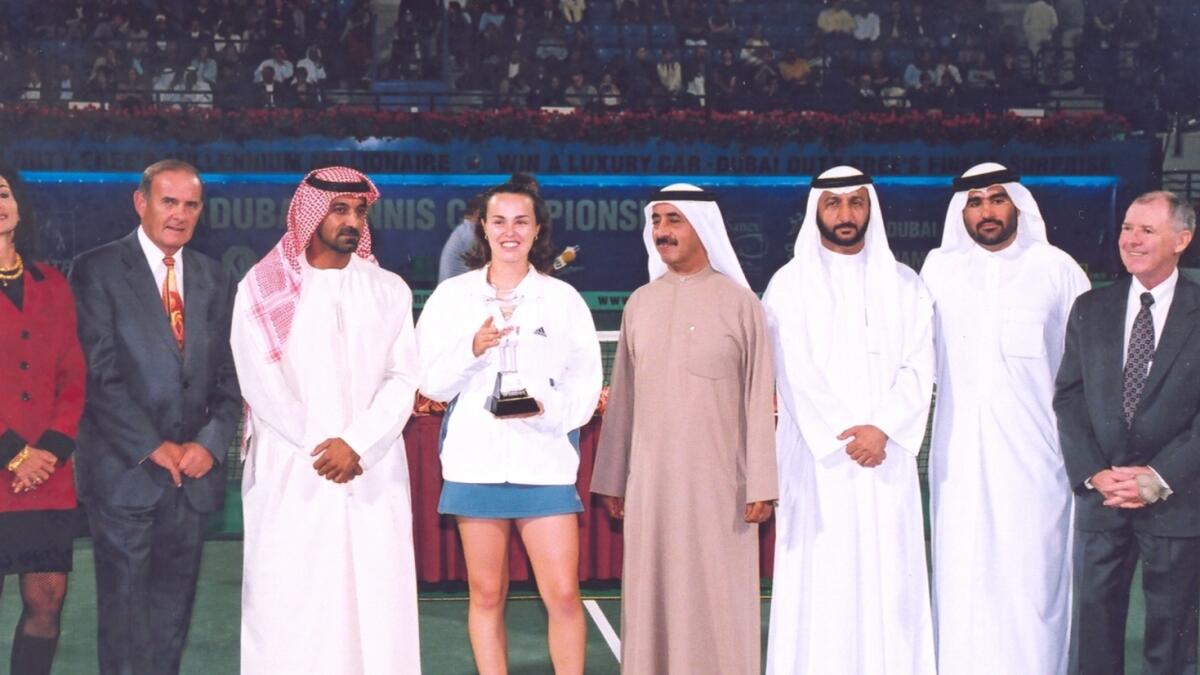 Swiss icon Martina Hingis won the women's singles title in 2001. (DDF Tennis)