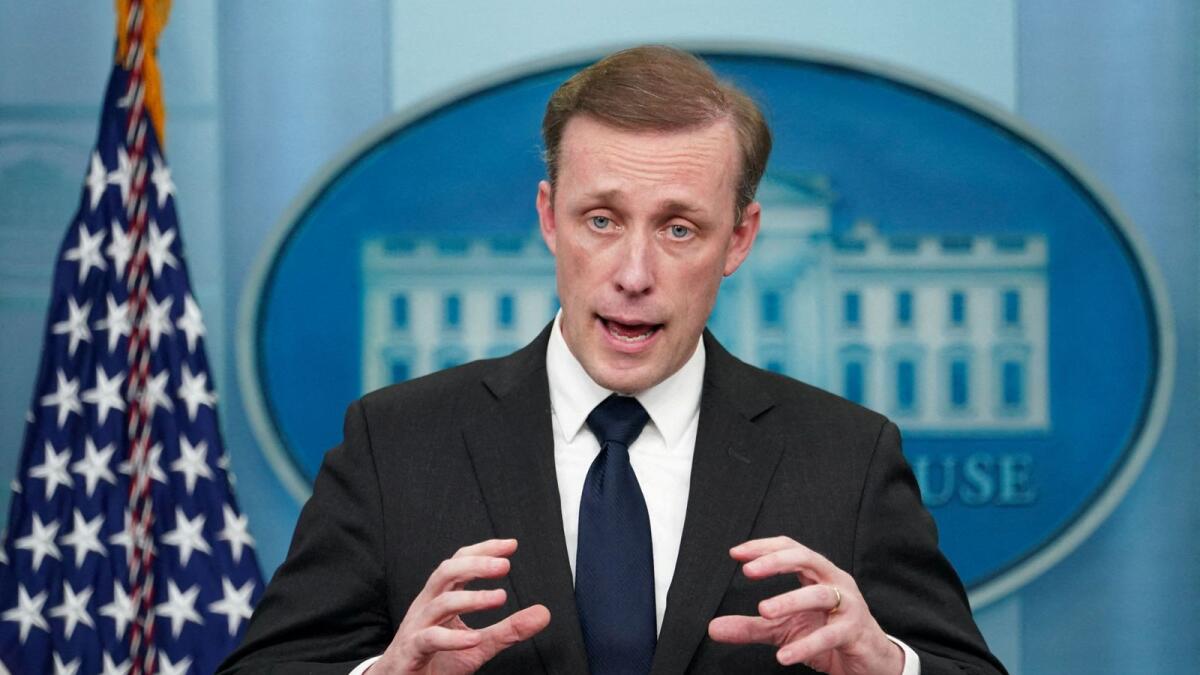 White House national security adviser Jake Sullivan. — Reuters file