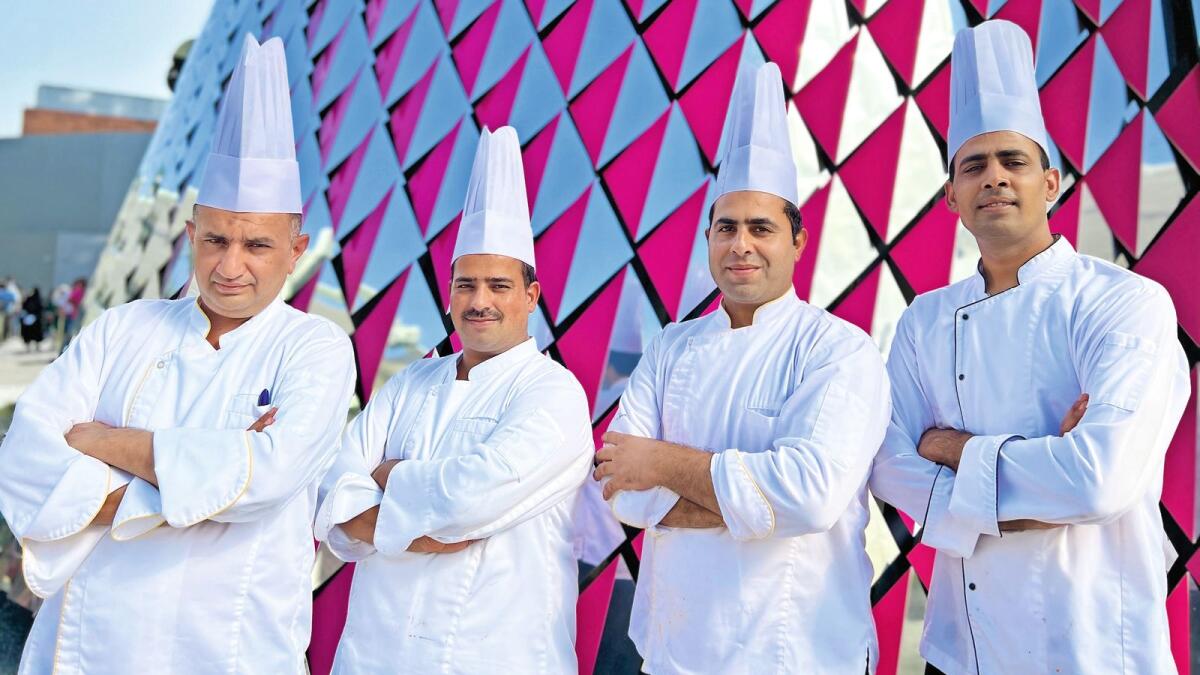 The team of Chef at Dhaaba