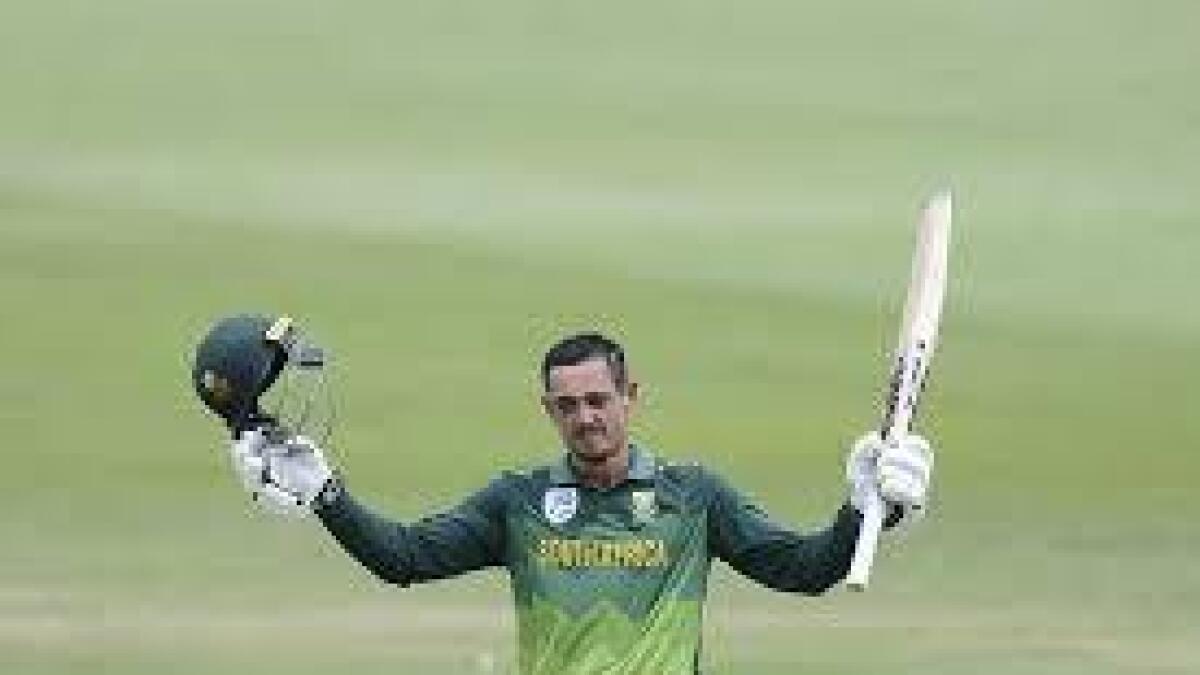 The wicketkeeper-batsman was handed South Africa's country's white-ball captaincy in January