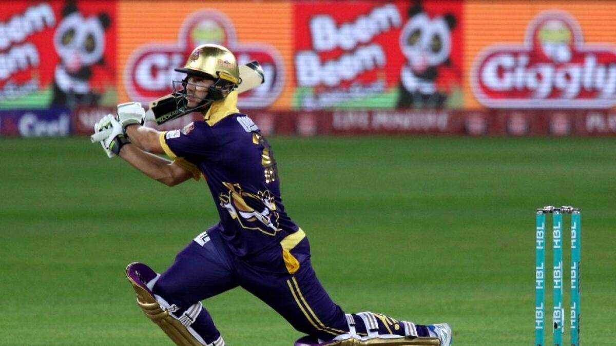 Cricket: Rossouw, Sarfraz propel Quetta Gladiators past Karachi Kings
