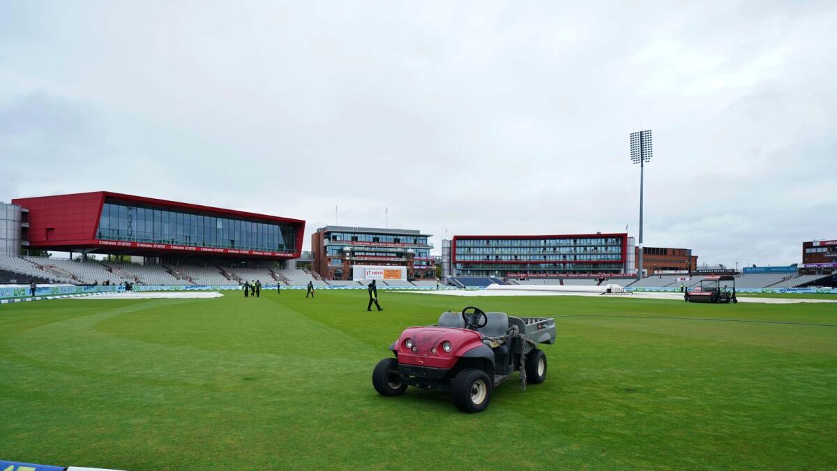Old Trafford cricket ground where the fifth and final Test between England and India was cancelled in September. — AP