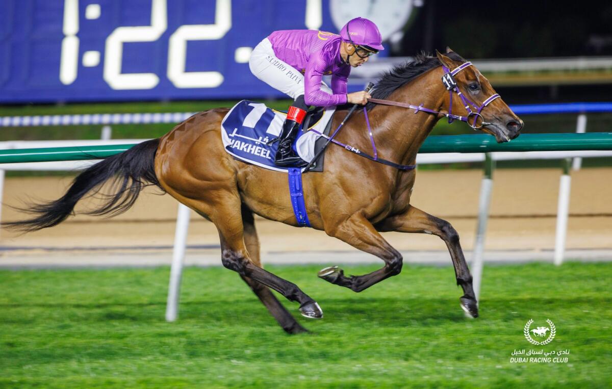 Changing Colours won a handicap at Meydan last month and will look to follow it up in the Defender 110x Handicap on . - Photo by DRCTurf