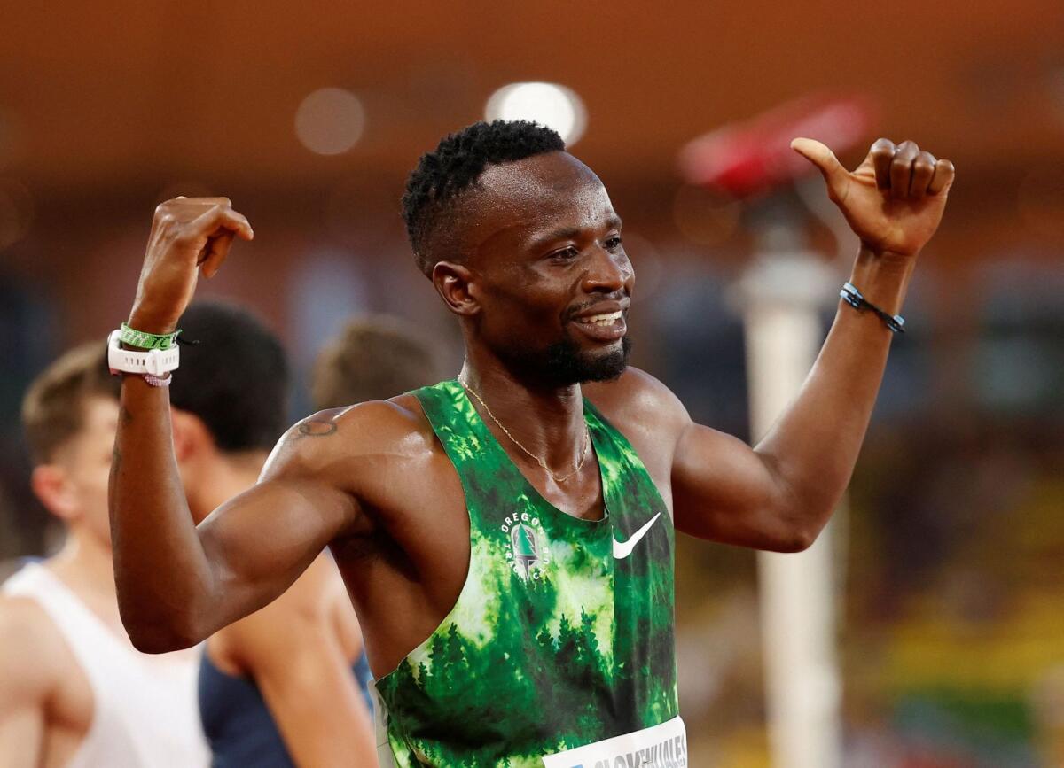Nijel Amos secured  Botswana's first Olympic medal, when he finished second in the 800 metres at the 2012 London Games. The event was won by David Rudisha of Kenya. — AP