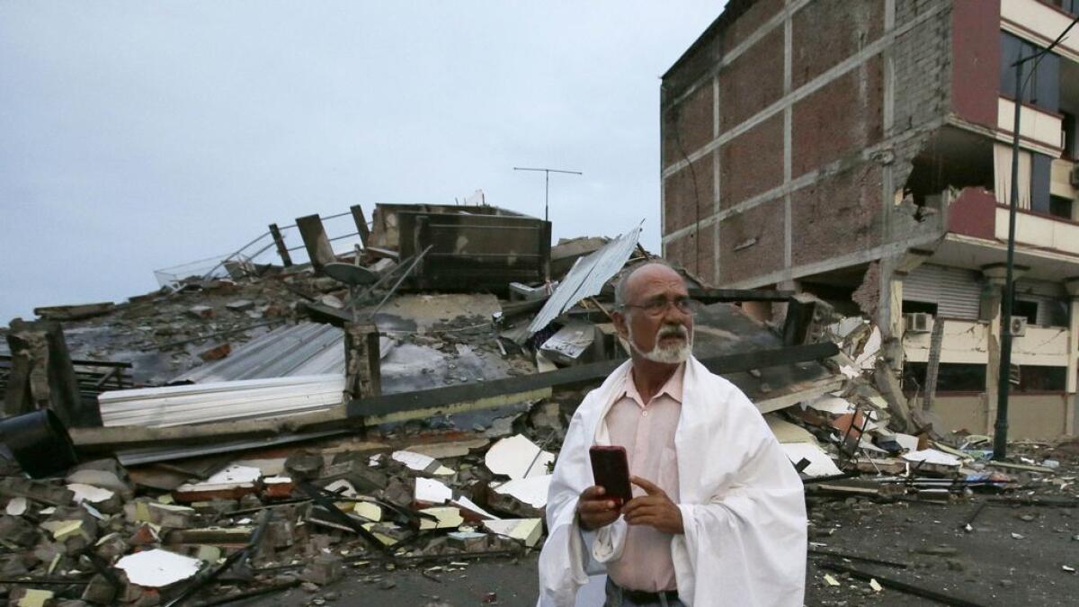 In quake-devastated Ecuador, loss piles up amid the rubble