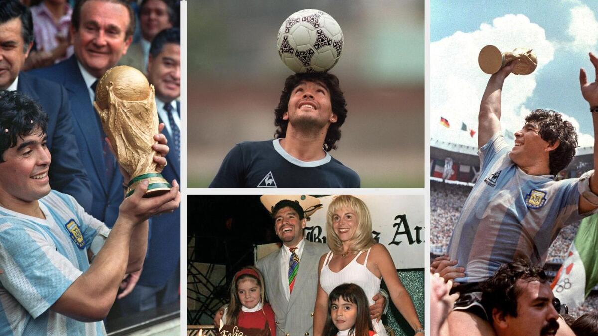 Diego Armando Maradona...arguably the greatest player of all time. (AFP)