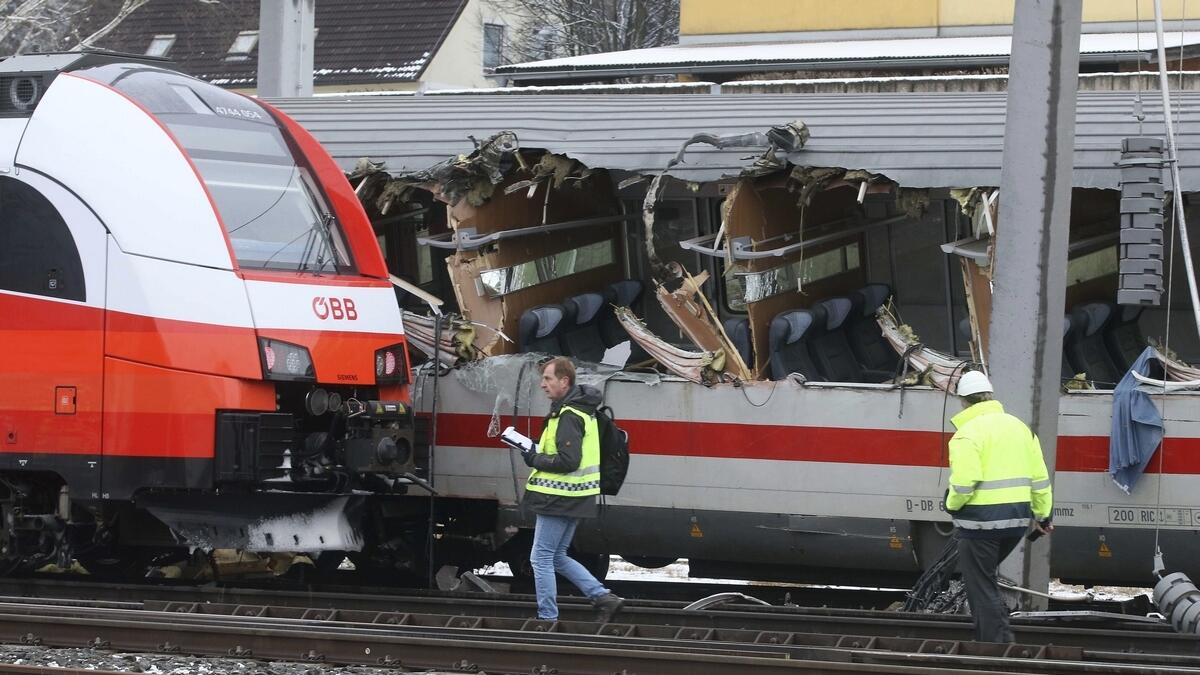 One dead, 22 injured in Austrian train collision