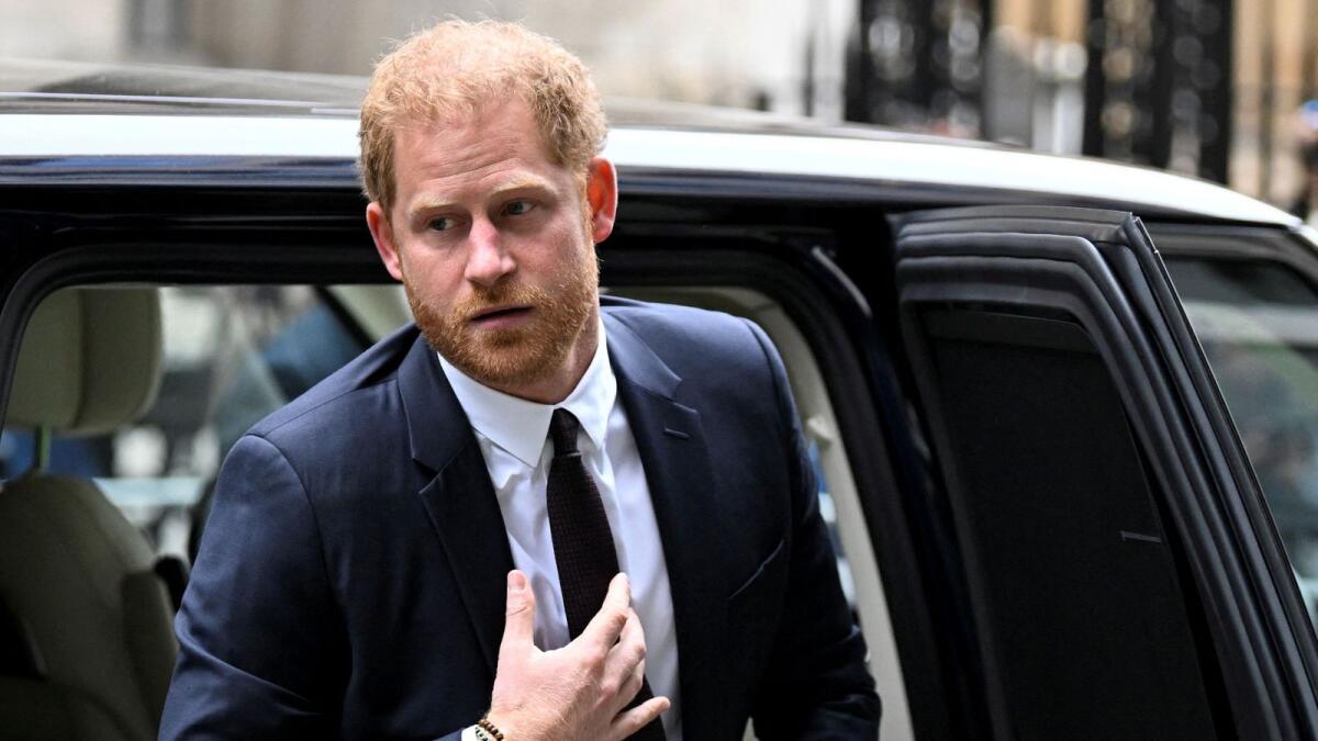 Britain's Prince Harry, Duke of Sussex arrives at the Rolls Building of the High Court in London, Britain June 6, 2023. REUTERS/Toby Melville     TPX IMAGES OF THE DAY