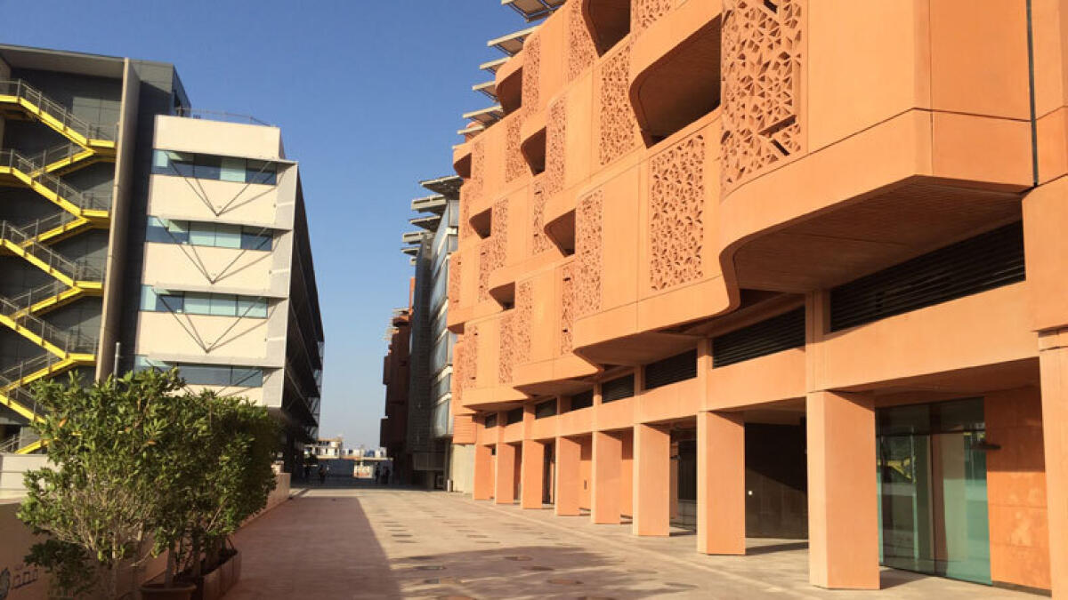 Masdar City in Abu Dhabi is one of the world's most sustainable urban developments. — KT file