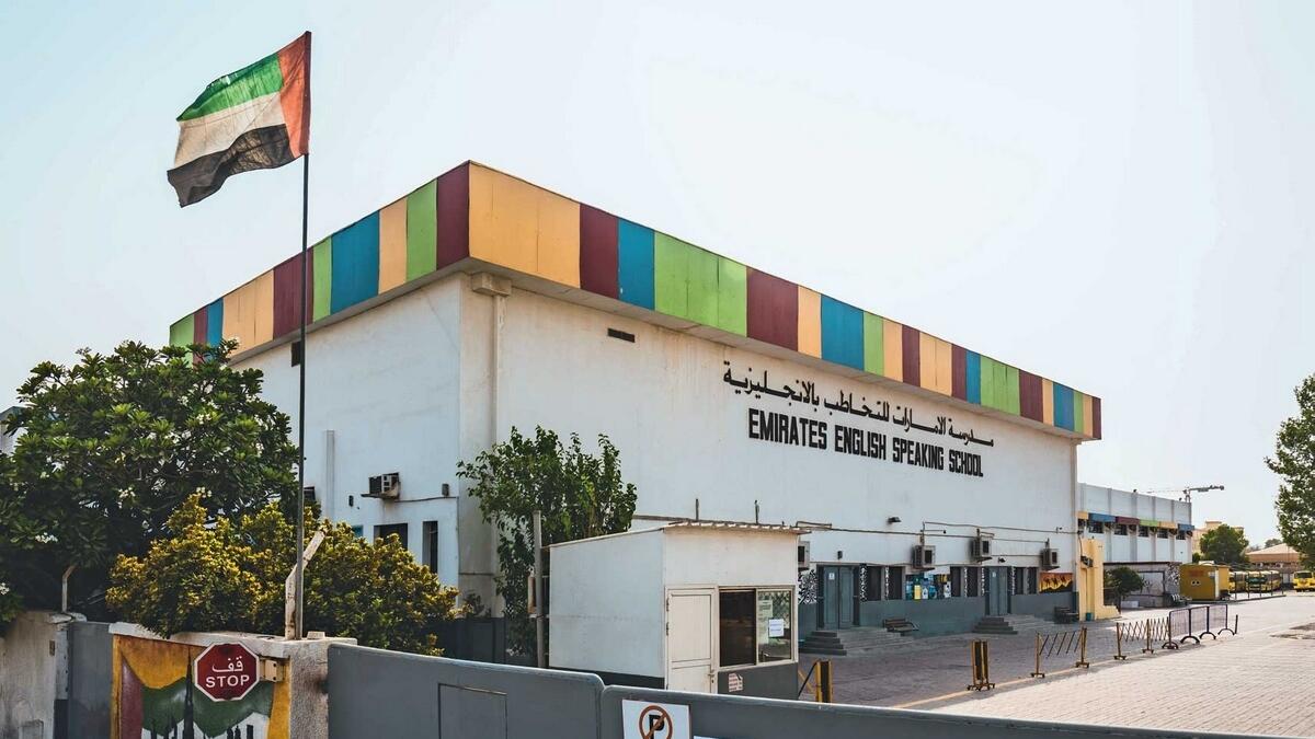 The Emirates English Speaking School premises which is closing down due to financial crunches.
